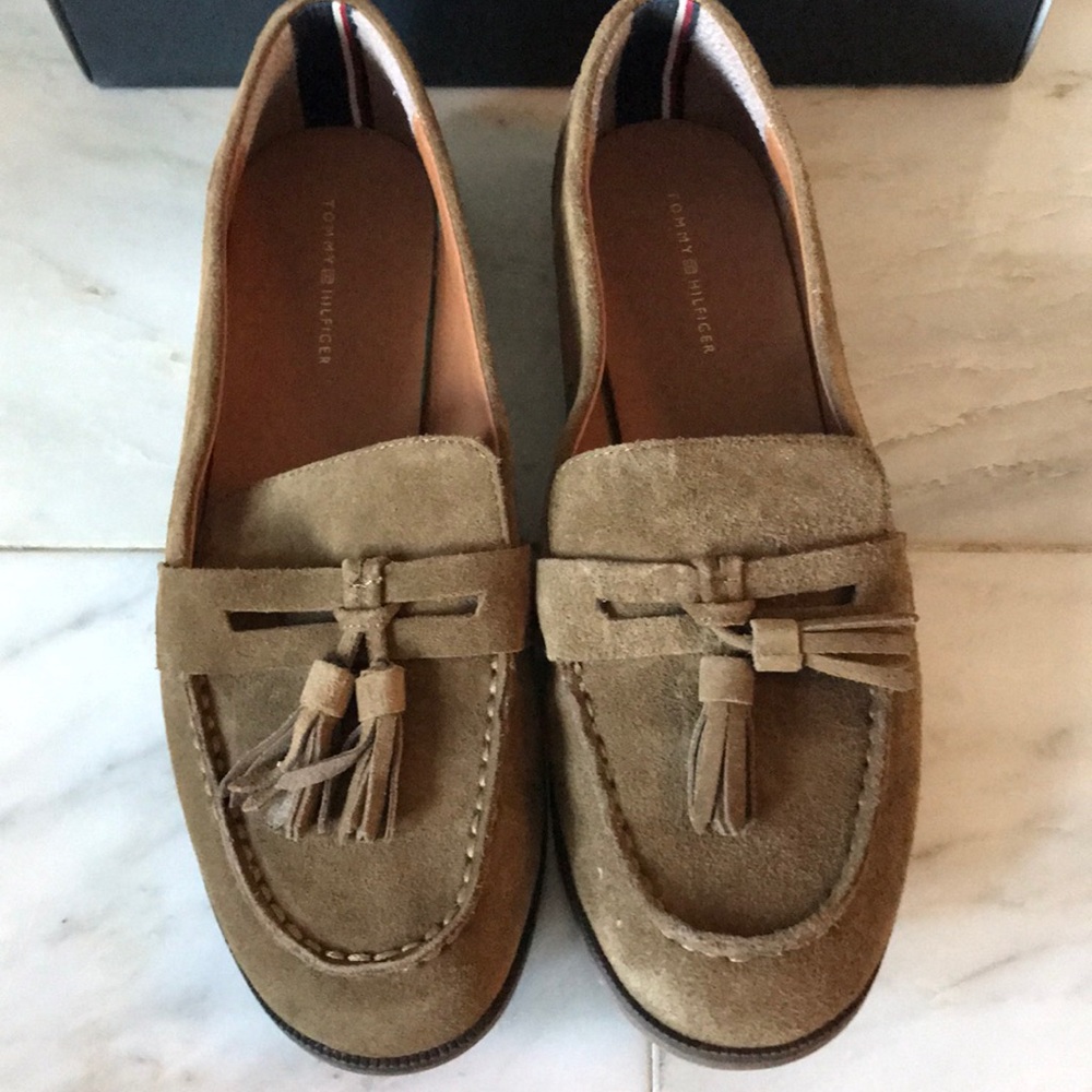 Tommy Hilfiger Suede Flats